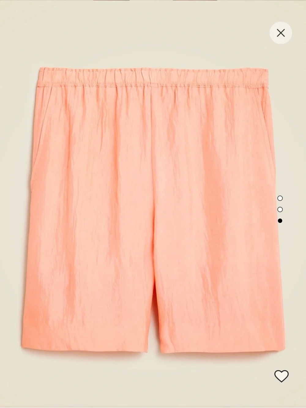 7” Stratus Short in Textured Satin